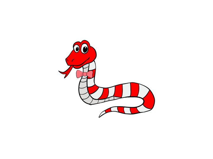 Clyde the Candy Cane Snake Hat