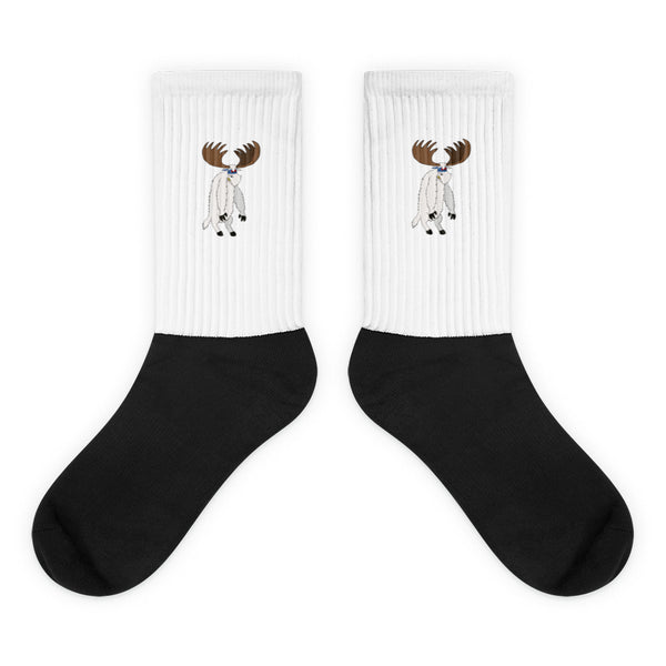 Abominable Snowmoose Socks