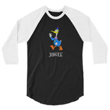 Jingle 3/4 sleeve raglan shirt