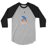 Jingle 3/4 sleeve raglan shirt