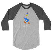 Jingle 3/4 sleeve raglan shirt