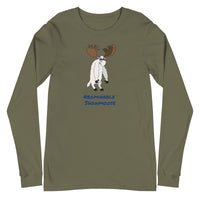 Abominable Snowmoose Unisex Long Sleeve Tee