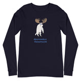 Abominable Snowmoose Unisex Long Sleeve Tee