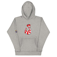 Clyde the Candy Cane Snake Hoodie