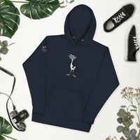 Elliot the Whooping Cranephant Unisex Hoodie