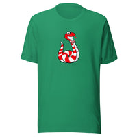 Clyde the Candy Cane Snake Unisex t-shirt