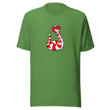 Clyde the Candy Cane Snake Unisex t-shirt