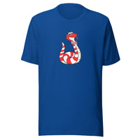 Clyde the Candy Cane Snake Unisex t-shirt