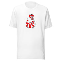 Clyde the Candy Cane Snake Unisex t-shirt