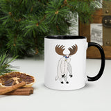 Abominable Snowmoose Mug with Color Inside