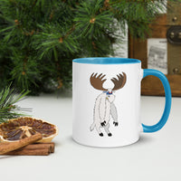 Abominable Snowmoose Mug with Color Inside