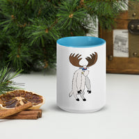 Abominable Snowmoose Mug with Color Inside